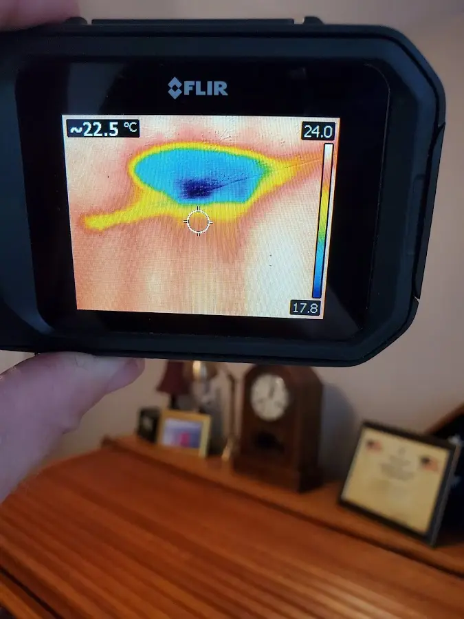 Thermal imaging inspection for water damage in Waynesville